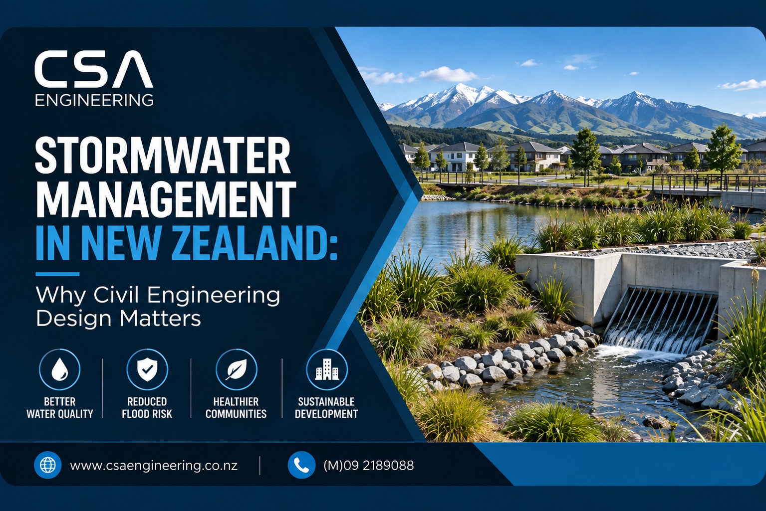 Stormwater Management in New Zealand: Why Civil Engineering Design Matters